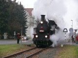 26.11.2011 mikulášský vlak Sp 1916 Vysoké Mýto parní lokomotiva 423.009