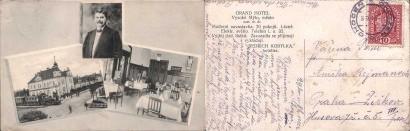 pohlednice Vysoké Mýto Grand Hotel