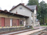 11.9.2005 železniční stanice Vysoké Mýto pohled od Chocně
