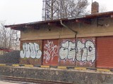23.1.2007 železniční stanice Vysoké Mýto graffiti