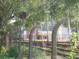 8.9.2005 Dvořisko železniční vlečka Kögel, pohled od lokálky