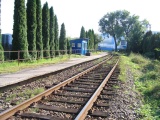 22.9.2005 železniční zastávka Litomyšl zastávka příjezd od Chocně