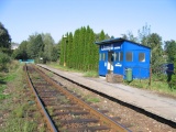 22.9.2005 železniční zastávka Litomyšl zastávka příjezd od Litomyšle