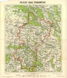 Vilímkova podrobná turistická mapa politického okresu Vysokomýtského 1937