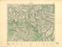 Vojenská mapa Vysoké Mýto 1946