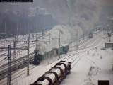 4.12.2010 mikulášský vlak Sp 1916 Choceň parní lokomotiva 310.922 na mikulášském vlaku