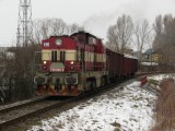 24.1.2009 Vleč 83192 Vysoké Mýto motorová lokomotiva 730 009-8