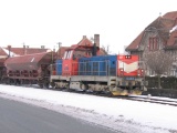 26.1.2006 Vysoké Mýto motorová lokomotiva 714 218-5