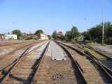 22.9.2005 železniční stanice Litomyšl, příjezd d Litomyšle