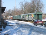 9.2.2005 železniční stanice Vysoké Mýto odstavná za stanicí