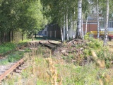 8.9.2005 Dvořisko železniční vlečka Kögel, pohled do areálu od brány