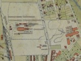 Cihelna u nádraží na mapě z roku 1936.