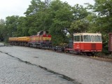 3.6.2007 Vysoké Mýto motorová lokomotiva 730 626-9 a drezína MUV 69.2-354
